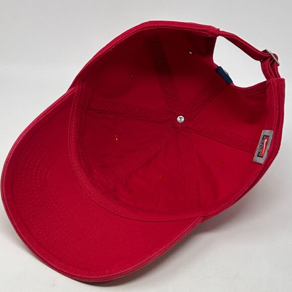 Vintage Las Vegas Cleveland Gladiators Dad Hat Baseball Cap Nike Strapback Red - Picture 4 of 10